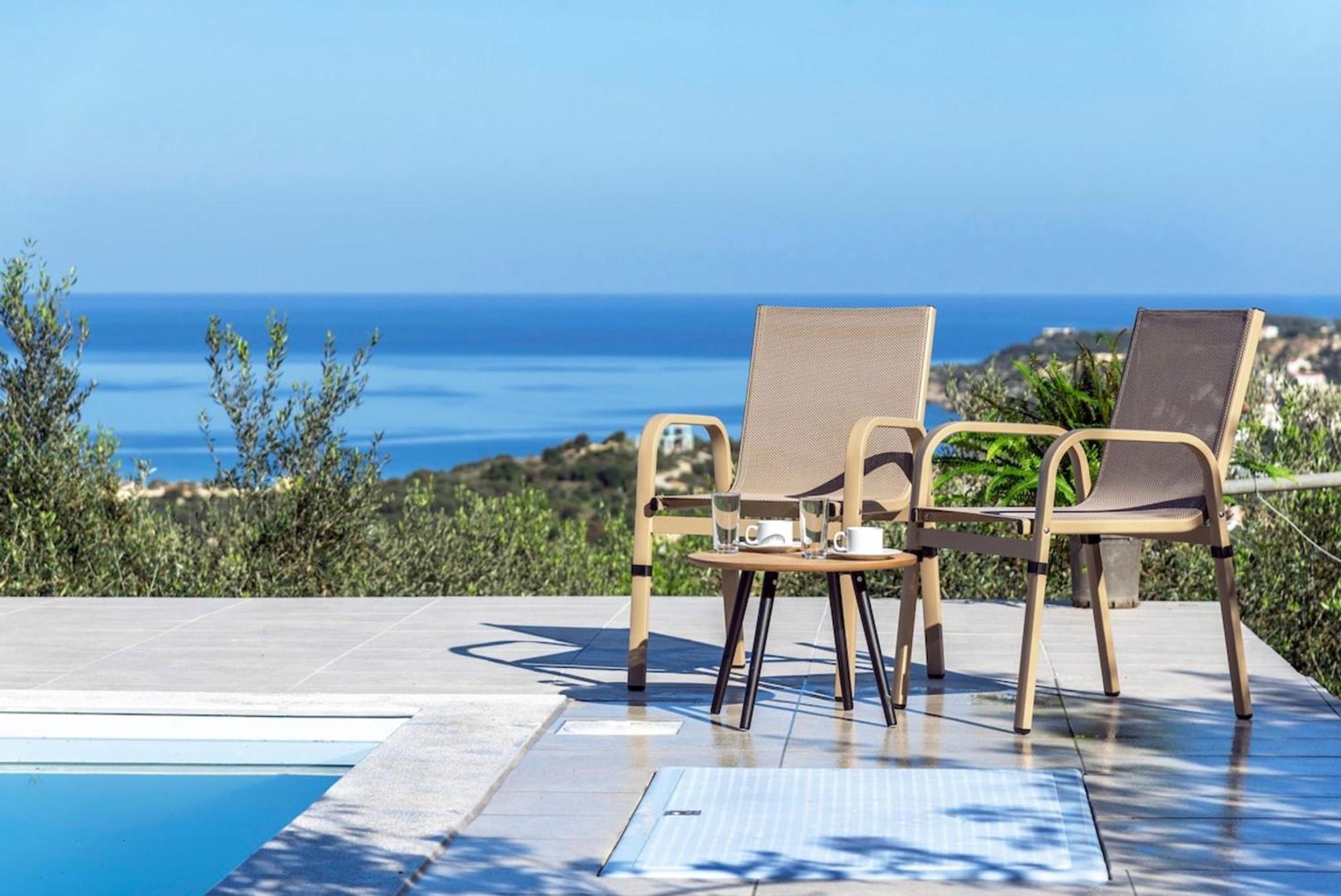 Villa Konstantinos Hilltop Vineyard Escape Almirida Exteriör bild