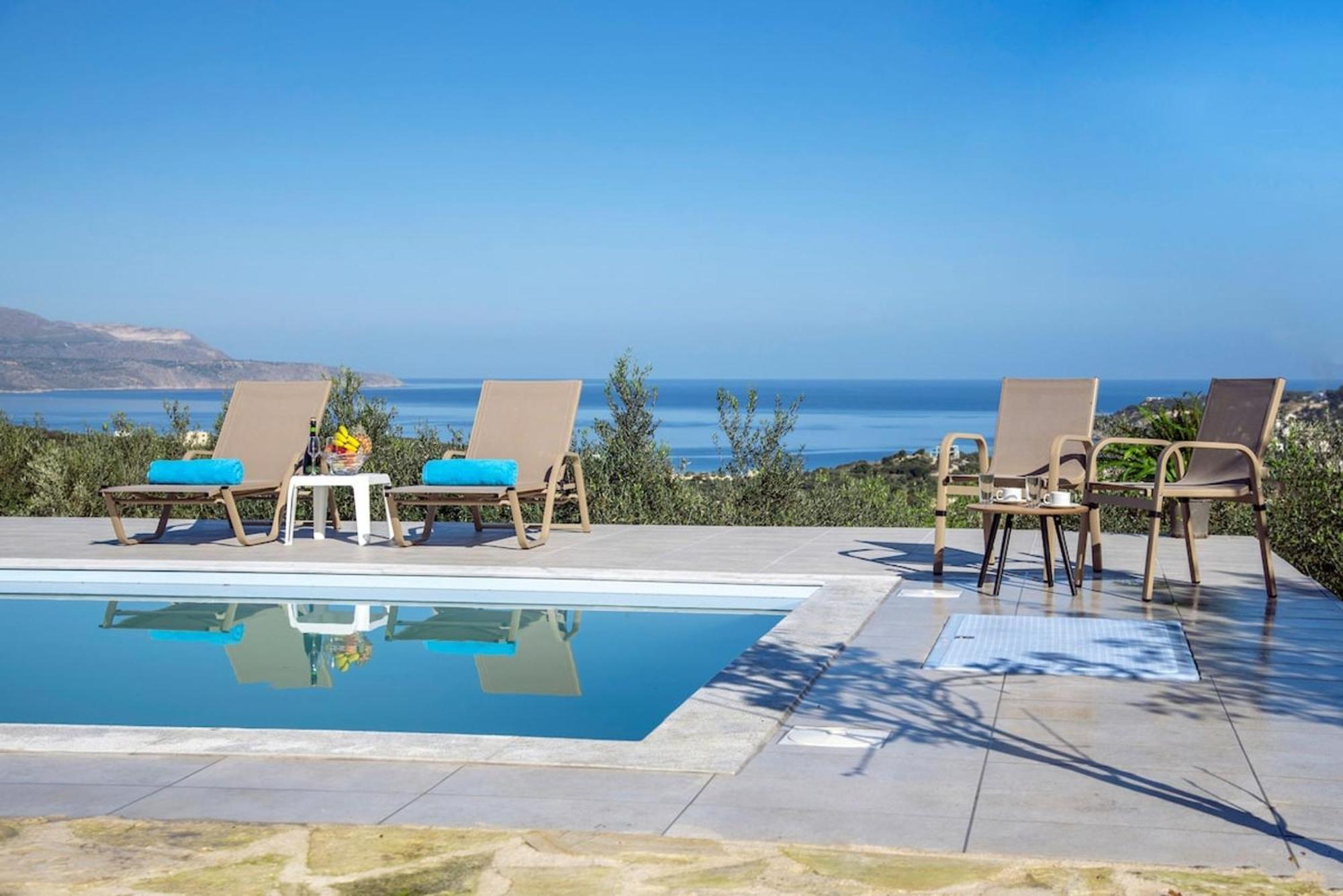 Villa Konstantinos Hilltop Vineyard Escape Almirida Exteriör bild