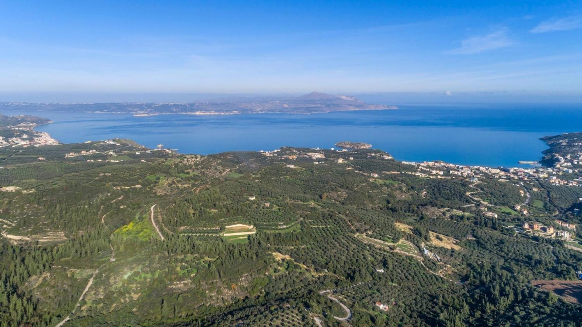 Villa Konstantinos Hilltop Vineyard Escape Almirida Exteriör bild