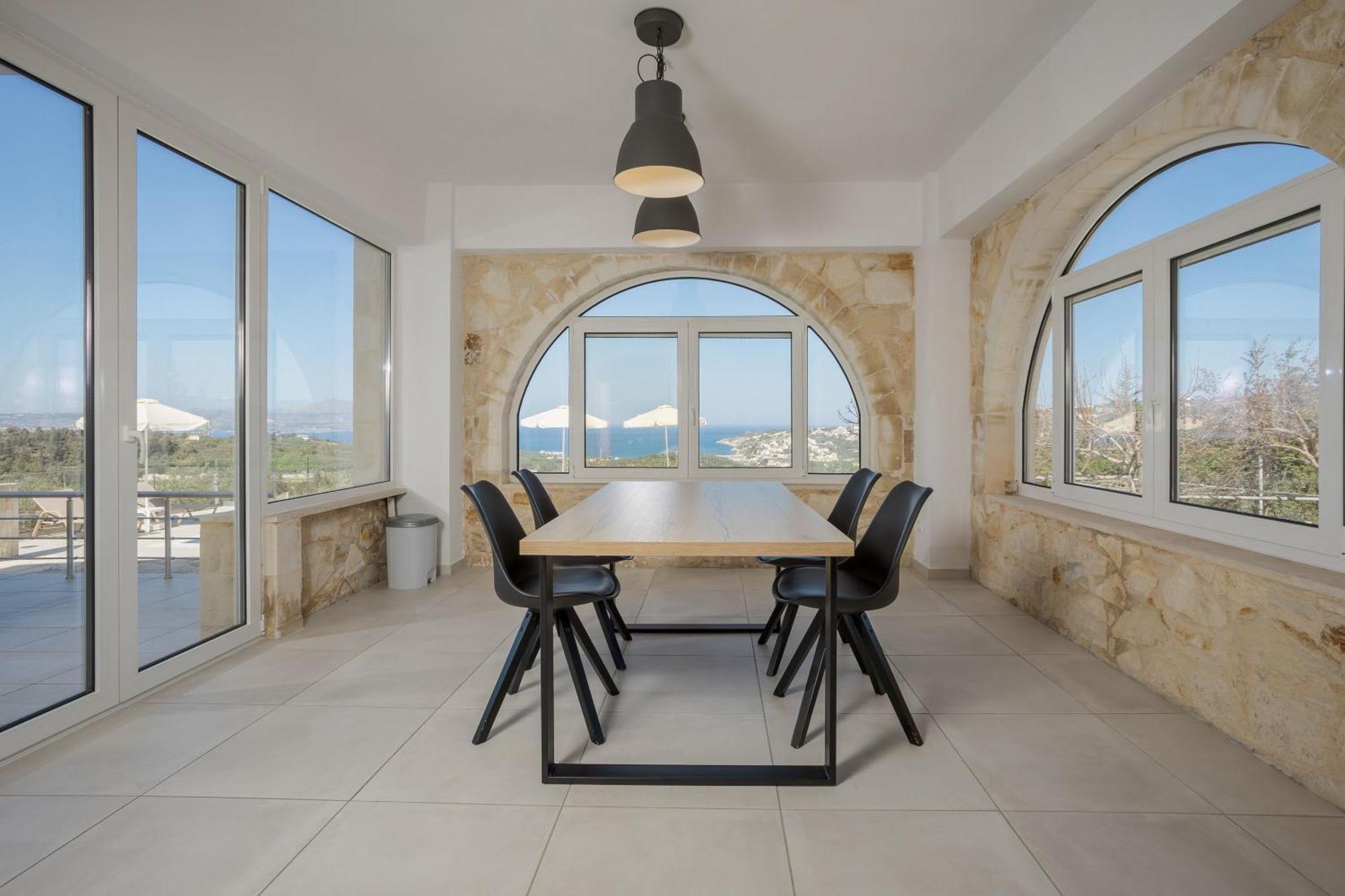 Villa Konstantinos Hilltop Vineyard Escape Almirida Exteriör bild