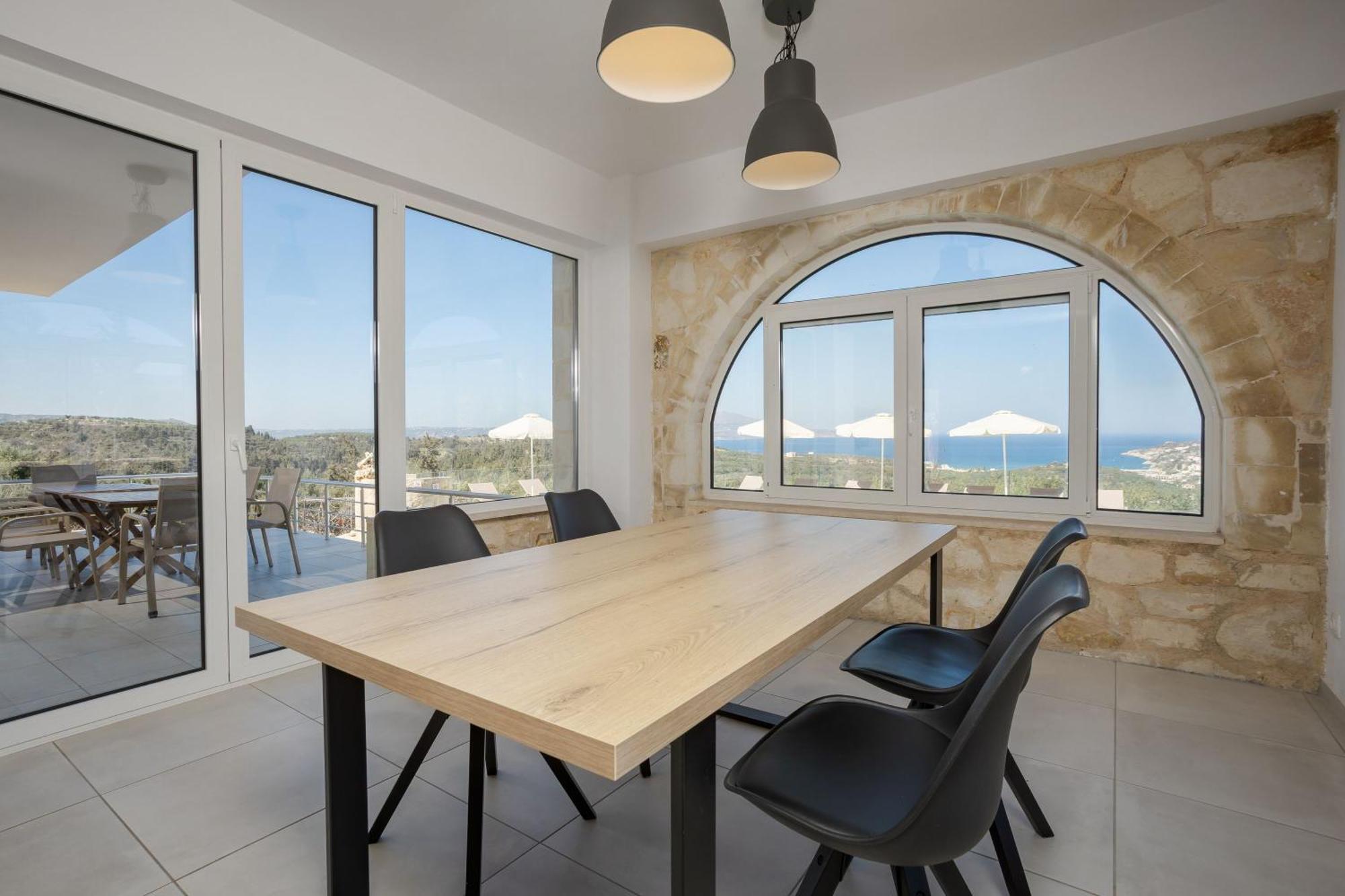 Villa Konstantinos Hilltop Vineyard Escape Almirida Exteriör bild