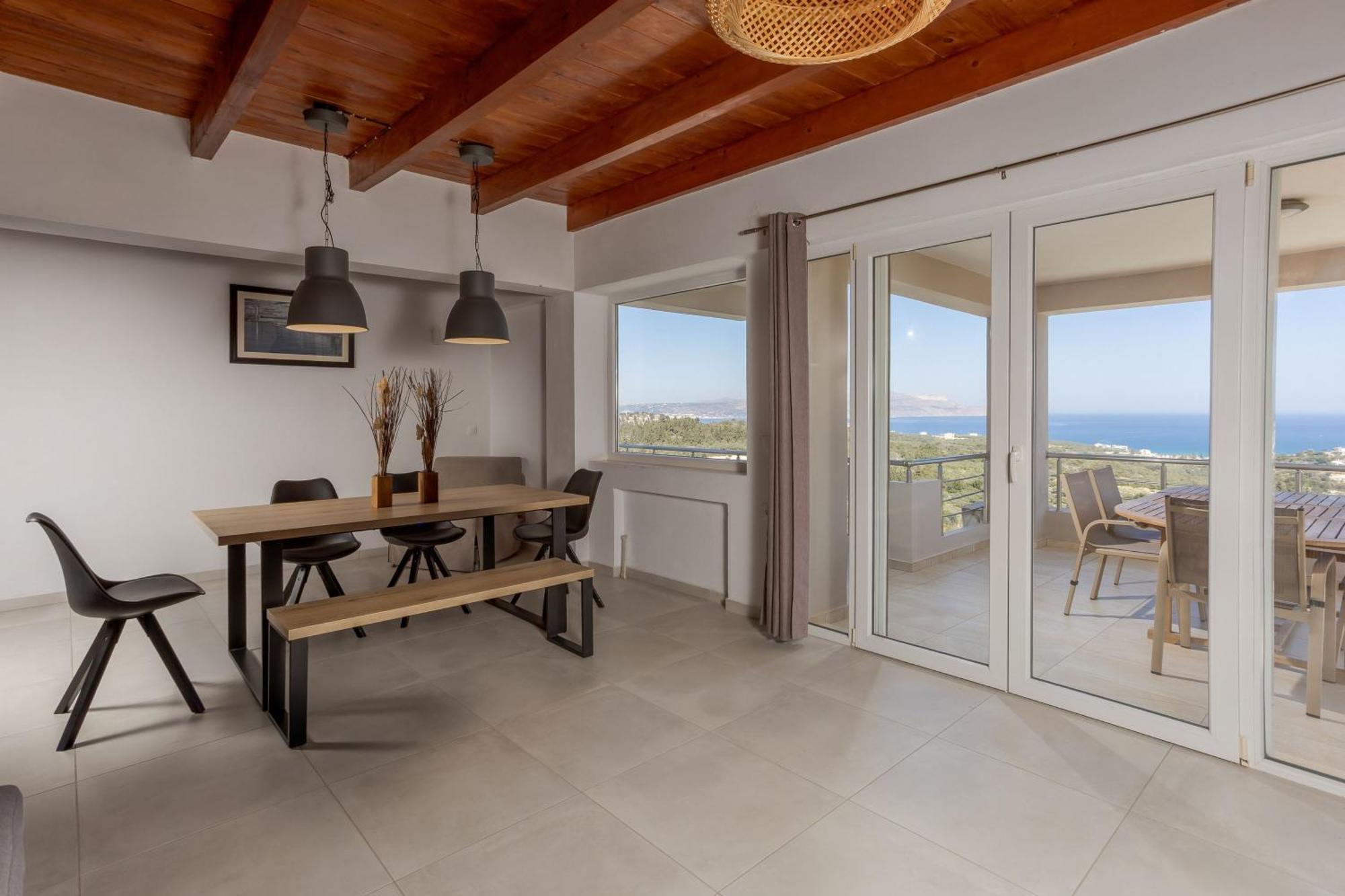 Villa Konstantinos Hilltop Vineyard Escape Almirida Exteriör bild
